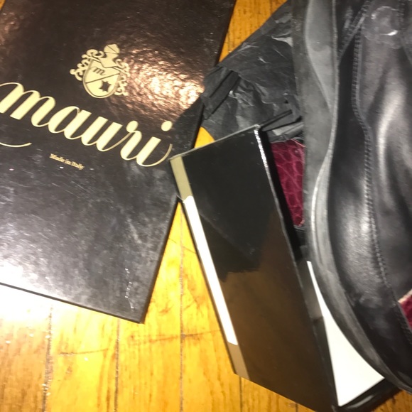 COPY - MAURI SHOE FROM ITALY 🇮🇹 LEATHER CROCODILE - Picture 3 of 8